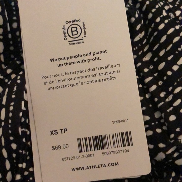 NWT! Athleta Rice Pearls Triangle Tankini Top D-DD - Multiple Sizes 🩵 - Picture 3 of 3